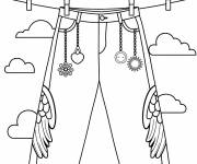 Coloriage Style jeans de Y2K