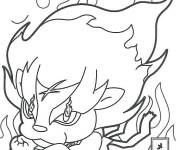 Coloriage Action de Yokaiwatch