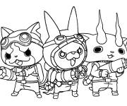 Coloriage Animaux de Yokaiwatch