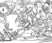Coloriage Anime Yo kai Watch