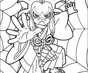 Coloriage Arachnie de Yokai watch