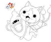 Coloriage Aventures de Montres Yo kai
