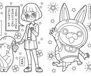 Coloriage Colorie Yokaiwatch