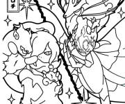 Coloriage Combat de Yokaiwatch