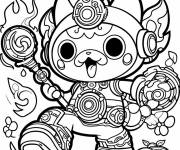 Coloriage Heros Manga Yo Kai