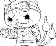 Coloriage Jibanian B de Yo kai watch