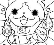 Coloriage Jibanian heureux