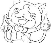 Coloriage Jibanyan Yo kai Watch