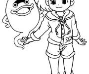 Coloriage Katie et Whisper