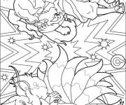Coloriage Kiubi octorgone de yokai watch