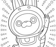 Coloriage Le salut de Yokaiwatch