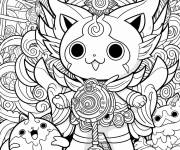 Coloriage Monstres Yo Kai manga