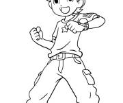 Coloriage et dessins gratuit Nathan Adams profile entier à imprimer