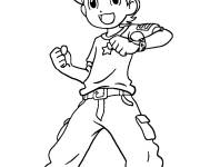 Coloriage Nathan Adams Yokaiwatch