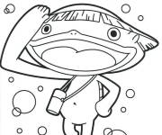 Coloriage Personnage rigolote de Yokai watch