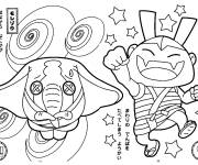 Coloriage Poster Yokaiwatch