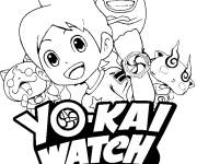 Coloriage Poster Yokaiwatch &agrave; impri