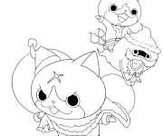 Coloriage Yo kai Watch de No&euml;l