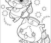 Coloriage yokai watch vaillant