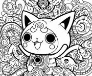 Coloriage Yokaiwatch à motifs