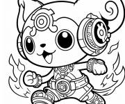 Coloriage Yokaiwatch en vecteur