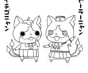 Coloriage Yokaiwatch kawaii