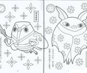 Coloriage Yokaiwatch manga ps