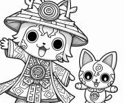 Coloriage Yokaiwatch ont besoin d'un calin