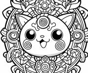 Coloriage Yokaiwatch zen