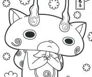 Coloriage Yokawiatch style manga