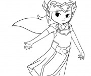 Coloriage Toon Zelda Nintendo