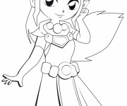 Coloriage Zelda Dessin Animé