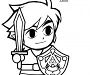 Coloriage Zelda Wind Waker pour Garçon