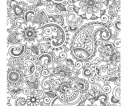 Coloriage et dessins gratuit Adulte destressant à imprimer