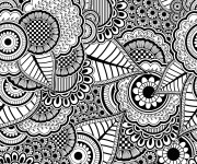 Coloriage et dessins gratuit Anti-Stress Difficile à imprimer