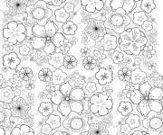 Coloriage et dessins gratuit Fleurs exotiques à imprimer