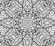 Coloriage et dessins gratuit Inspiration Zen artistique à imprimer