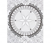 Coloriage Zen &agrave; d&eacute;couper