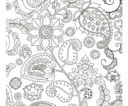 Coloriage Zen Fleur maternelle