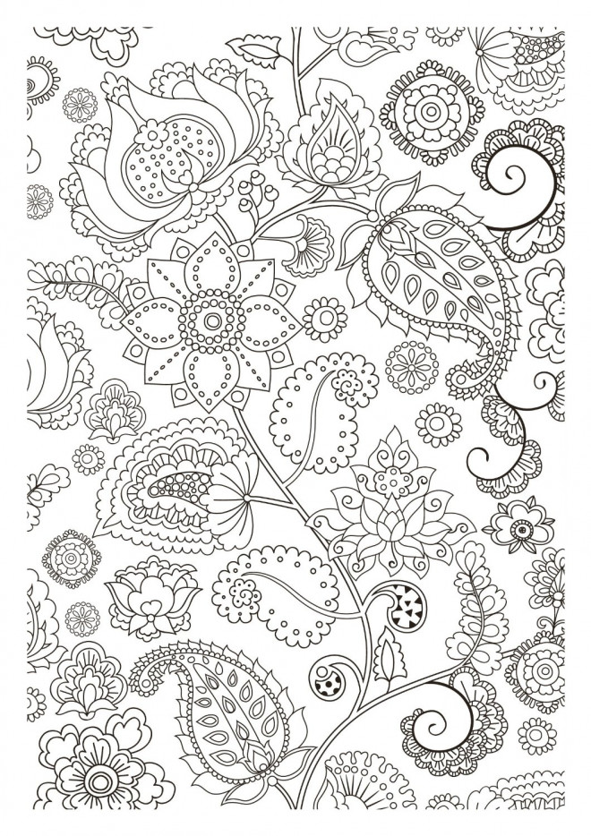 Coloriage et dessins gratuits Zen Fleur maternelle à imprimer