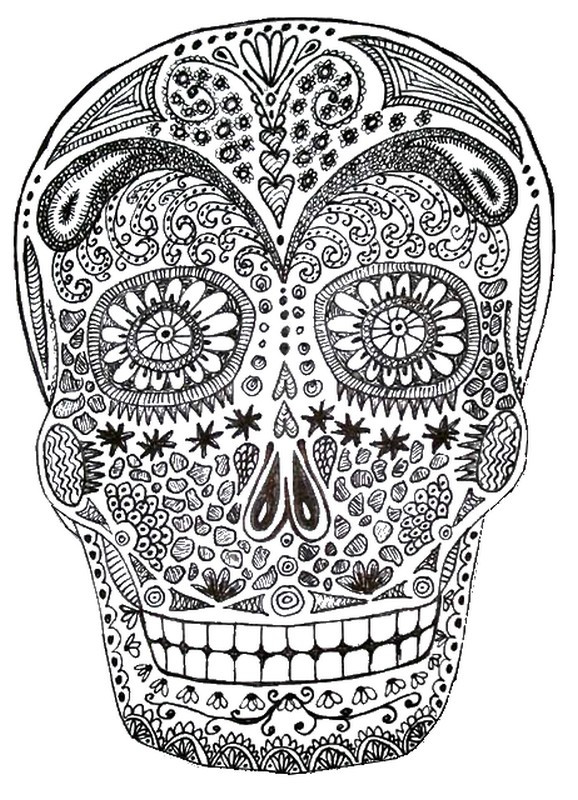Coloriage Zen relaxante dessin gratuit à imprimer