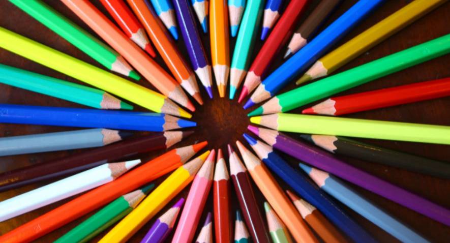 Poème Les crayons de couleur