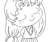 Coloriage et dessins gratuit Ad&egrave;le mortelle enchant&eacute;e à imprimer
