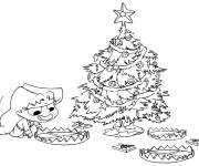 Coloriage Adele Mortelle et ses b&ecirc;tises m&ecirc;me pendant le noel