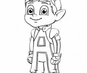 Coloriage Adibou et Robitoc