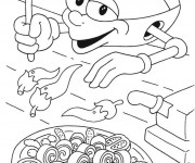 Coloriage Adibou Kicook