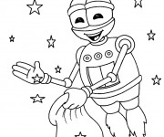 Coloriage Le robot d'Adibou