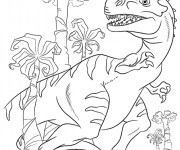 Coloriage Age de Glace: le dinosaure