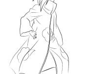 Coloriage Akatsuki Deidara gratuit