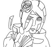 Coloriage Akatsuki dessin&eacute; &agrave; la main